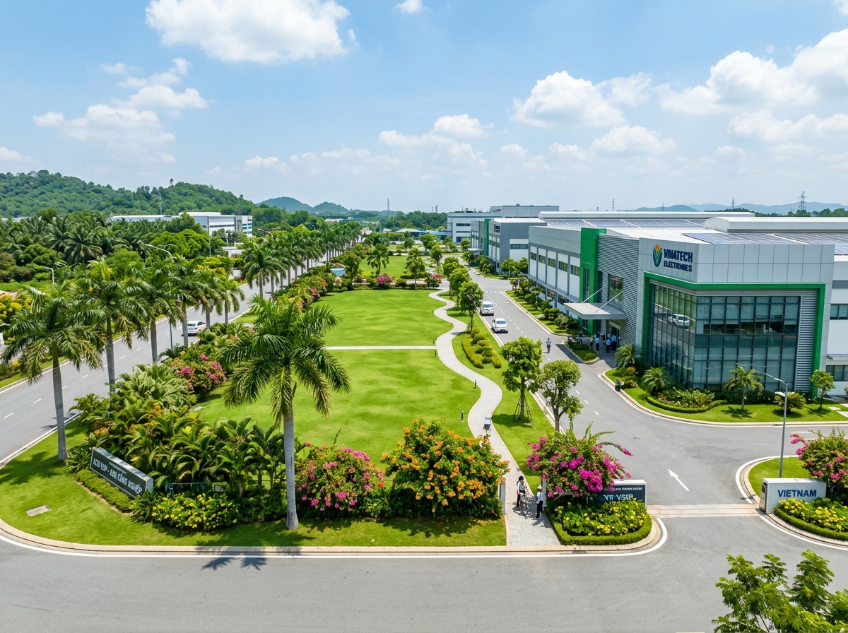 Bảo dưỡng cảnh quan nhà máy KCN